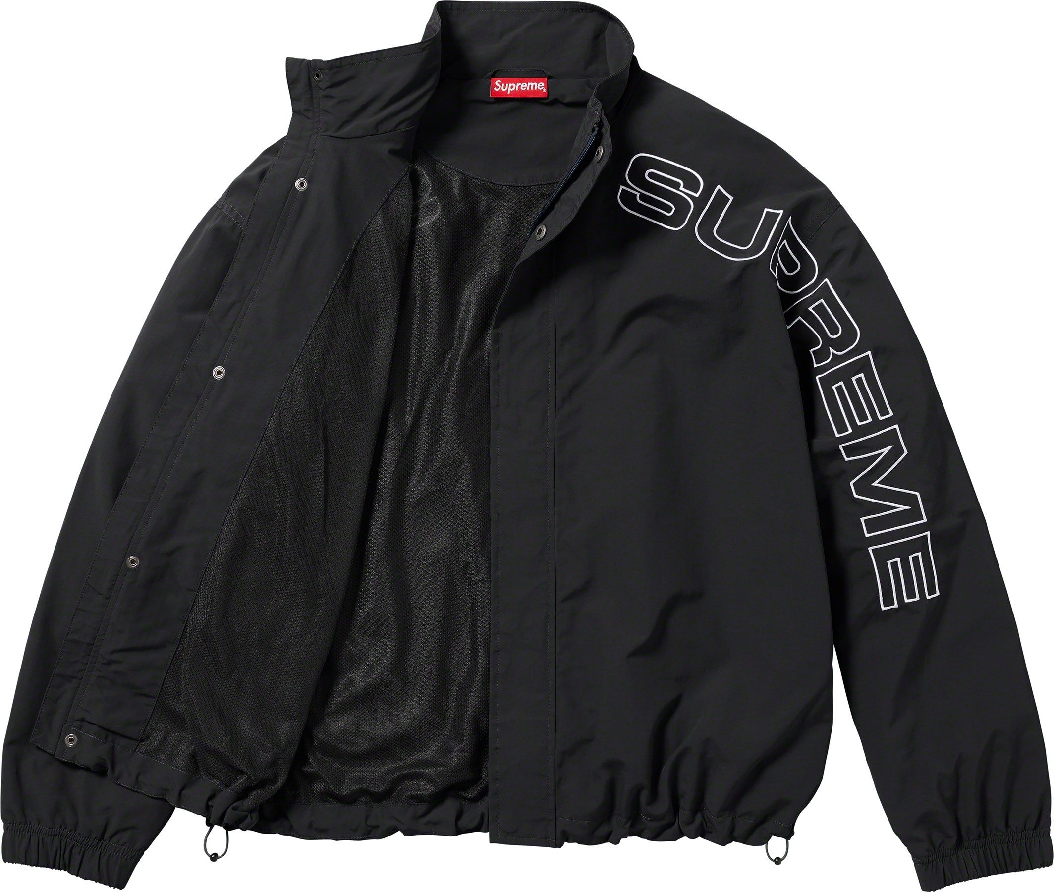 Spellout Embroidered Track Jacket view 11